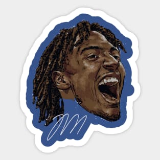 Tyrese Maxey Philadelphia Scream Sticker